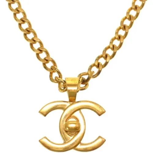 Pre-owned Metal chanel-jewelry , female, Sizes: ONE SIZE - Chanel Vintage - Modalova