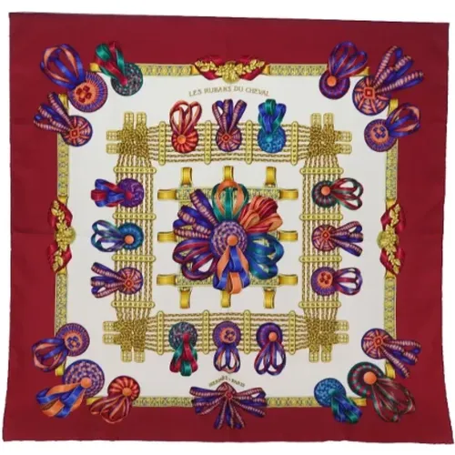 Pre-owned Silk scarves , female, Sizes: ONE SIZE - Hermès Vintage - Modalova