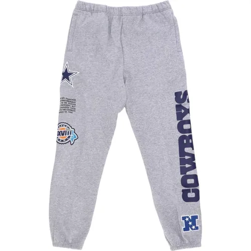 Dallas Mavericks Fleece Tracksuit Pants , male, Sizes: S, XL - Mitchell & Ness - Modalova