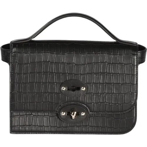 Ella Cayman Handbag with Adjustable and Removable Shoulder Strap , female, Sizes: ONE SIZE - Zanellato - Modalova