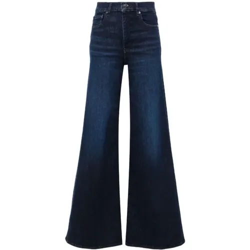 Denim Palazzo Hose , Damen, Größe: W25 - Frame - Modalova