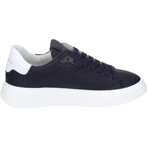 Leder Herren Sneakers Stylische Schuhe , Herren, Größe: 40 EU - Philippe Model - Modalova