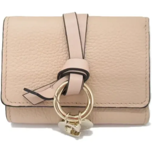 Pre-owned Wallets, female, , Size: ONE SIZE Pre-owned Leather wallets - Chloé Pre-owned - Modalova