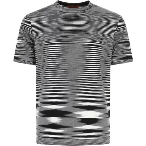 T-Shirts, male, , Size: L Men's Stylish T-Shirt - Missoni - Modalova