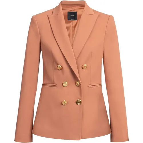 Cross-Buttoned Americana Jackets , female, Sizes: S, XS - pinko - Modalova