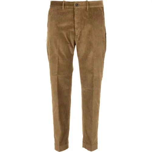 Braune Chino Hose , Herren, Größe: XL - Nine In The Morning - Modalova