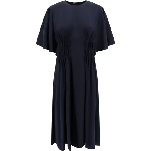 Silk Dress with Short Sleeves , female, Sizes: M - Chloé - Modalova