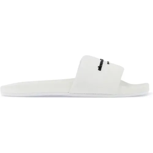 Branded Strap Slides , female, Sizes: 4 UK - alexander wang - Modalova