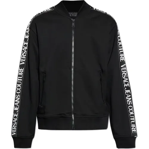 Zip-throughs, male, , Size: M Zip-up sweatshirt - Versace Jeans Couture - Modalova