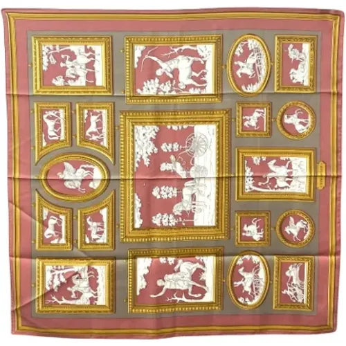 Pre-owned Scarves, female, , Size: ONE SIZE Pre-owned Silk scarves - Hermès Vintage - Modalova