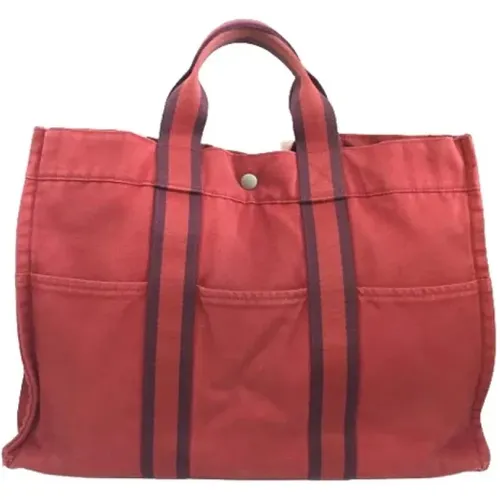 Pre-owned Cotton hermes-bags , female, Sizes: ONE SIZE - Hermès Vintage - Modalova
