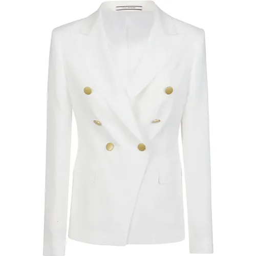 Blazers, female, , Size: XS Stylish Double Breasted Jacket - Tagliatore - Modalova