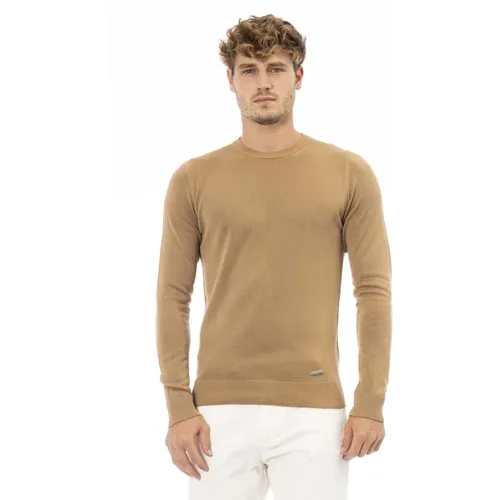 Long Sleeve Crewneck Sweater , male, Sizes: L, XL - Baldinini - Modalova