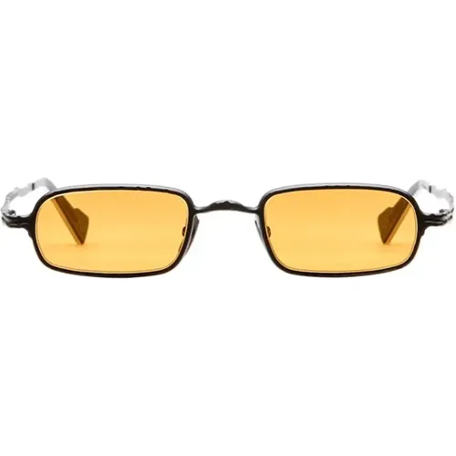 Stylische Sonnenbrille Gelb & Orange - Kuboraum - Modalova