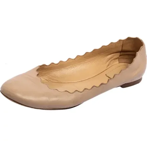 Pre-owned Flats, female, , Size: 6 US Pre-owned Leather flats - Chloé Pre-owned - Modalova