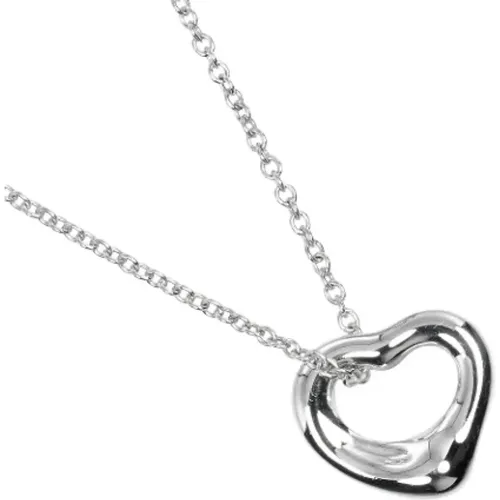 Pre-owned Jewellery, female, , Size: ONE SIZE Pre-owned Silver necklaces - Tiffany & Co. Pre-owned - Modalova