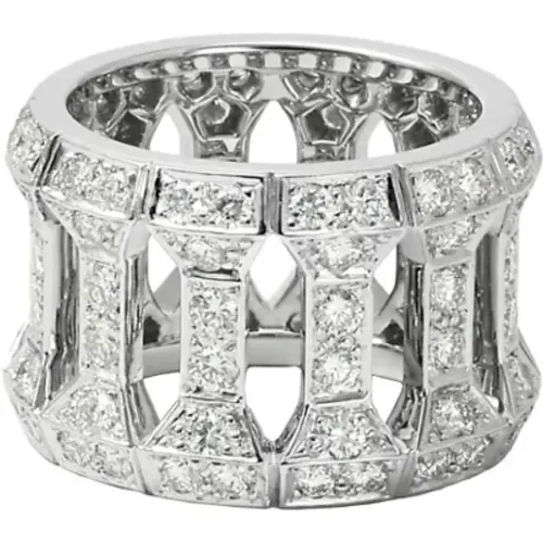 Pre-owned Jewellery, female, , Size: ONE SIZE Pre-owned White Gold rings - Cartier Vintage - Modalova