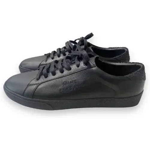 Pre-owned Sneakers, male, , Size: 11 US Pre-owned Leather sneakers - Saint Laurent Vintage - Modalova