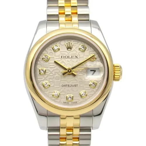 Pre-owned Stainless Steel watches , female, Sizes: ONE SIZE - Rolex Vintage - Modalova