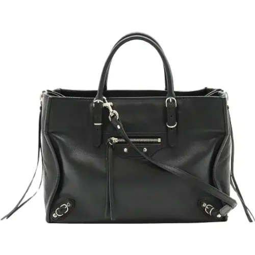 Pre-owned Leather totes , female, Sizes: ONE SIZE - Balenciaga Vintage - Modalova