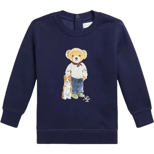 Blauer Pullover Polo Bear Print - Ralph Lauren - Modalova