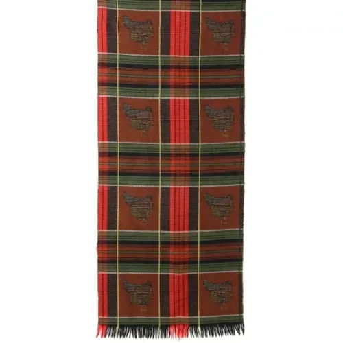 Pre-owned Scarves, unisex, , Size: ONE SIZE Pre-owned Wool scarves - Celine Vintage - Modalova