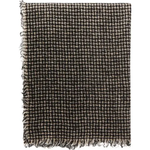 Wool Cashmere Woven Scarf , female, Sizes: ONE SIZE - Faliero Sarti - Modalova