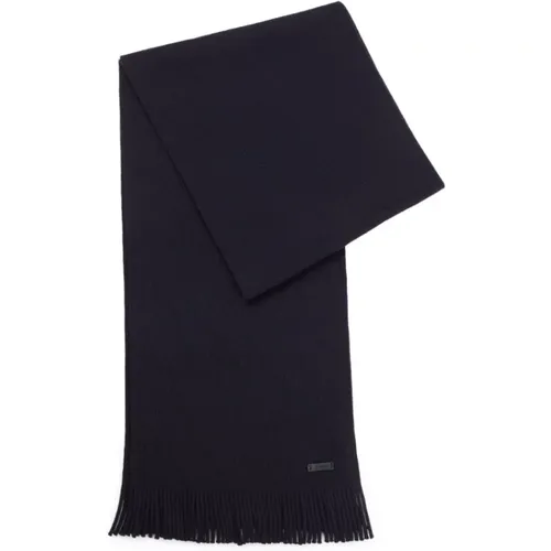 Winter Scarves, male, , Size: ONE SIZE Scarf with Frayed Edges - Hugo Boss - Modalova