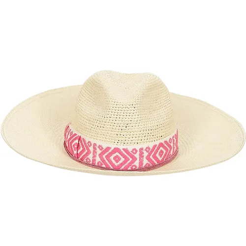 Sophie Semicrochet Panama Hat , Damen, Größe: S - Borsalino - Modalova