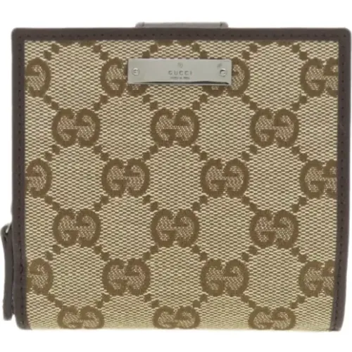 Pre-owned Canvas wallets , female, Sizes: ONE SIZE - Gucci Vintage - Modalova