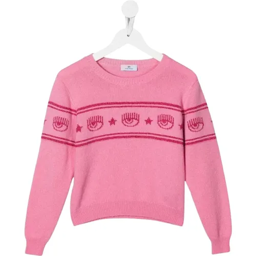 Eyelike Intarsia Shimmer Sweater - Chiara Ferragni Collection - Modalova