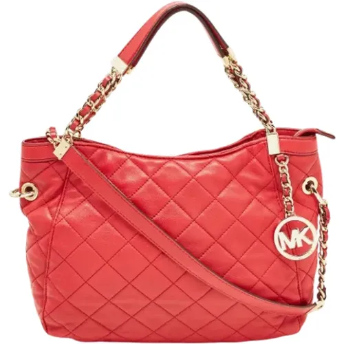 Pre-owned Tote Bags, female, , Size: ONE SIZE Pre-owned Leather handbags - Michael Kors Pre-owned - Modalova