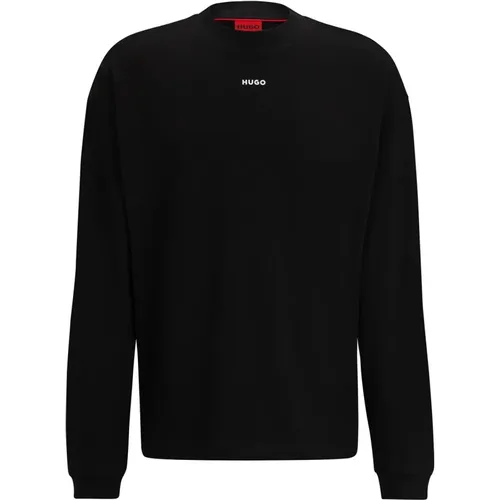 Locker geschnittenes Logo-Print Longsleeve - Hugo Boss - Modalova