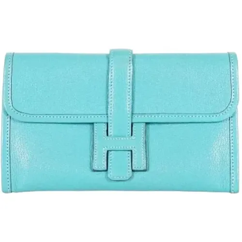 Pre-owned Leather clutches , female, Sizes: ONE SIZE - Hermès Vintage - Modalova