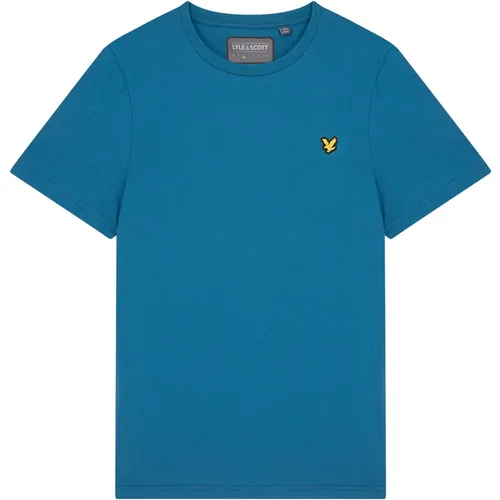 Martin Kurzarm T-shirt , Herren, Größe: M - Lyle & Scott - Modalova