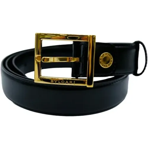 Pre-owned Leather belts , male, Sizes: ONE SIZE - Bvlgari Vintage - Modalova