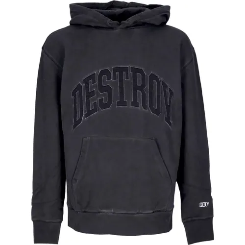 Gun Metal Destroy Rebuild Hoodie - HUF - Modalova