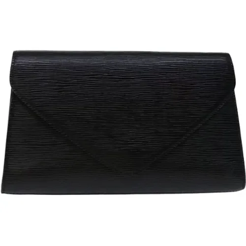 Pre-owned Leather clutches , female, Sizes: ONE SIZE - Louis Vuitton Vintage - Modalova