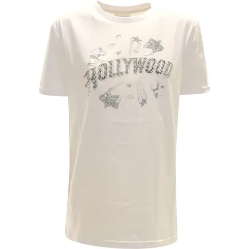 Weißes Baumwoll-T-Shirt Colly Fw23/24 - P.a.r.o.s.h. - Modalova