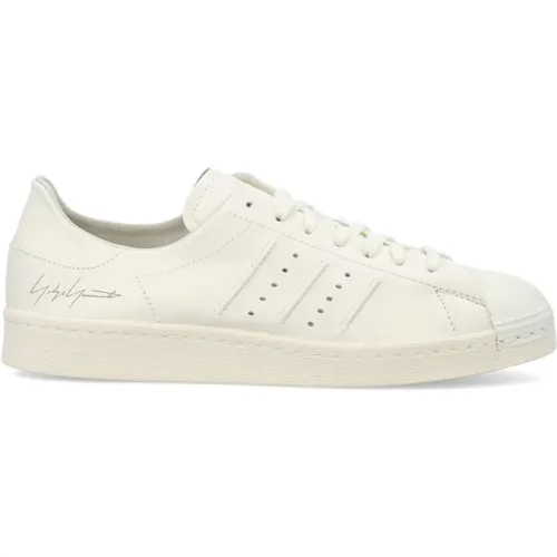 Leather Low Top Sneakers , male, Sizes: 9 1/2 UK, 9 UK - Y-3 - Modalova