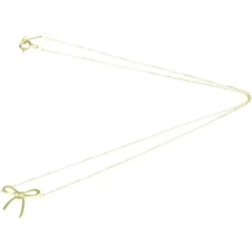 Pre-owned Jewellery, female, , Size: ONE SIZE Pre-owned Gold necklaces - Tiffany & Co. Pre-owned - Modalova