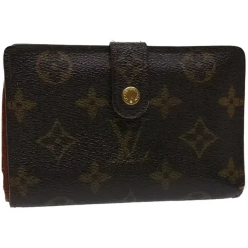 Pre-owned Wallets, female, , Size: ONE SIZE Pre-owned Canvas Louis Vuitton Wallet - Louis Vuitton Vintage - Modalova