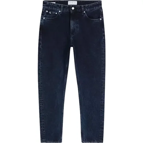 Dunkle Denim Dad Jeans , Herren, Größe: W34 - Calvin Klein Jeans - Modalova