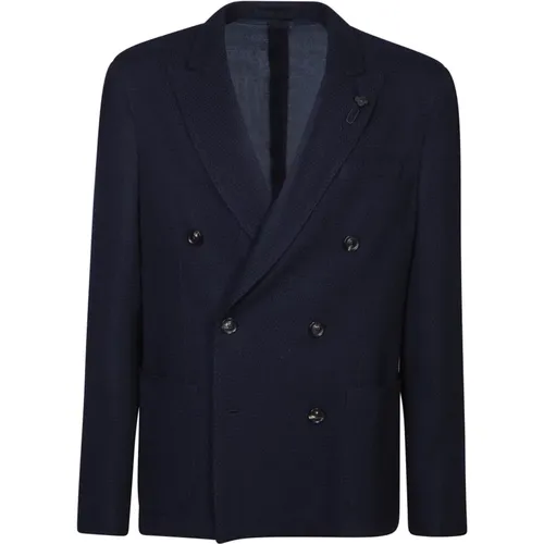 Blazers, male, , Size: L Blazer for Men - Lardini - Modalova