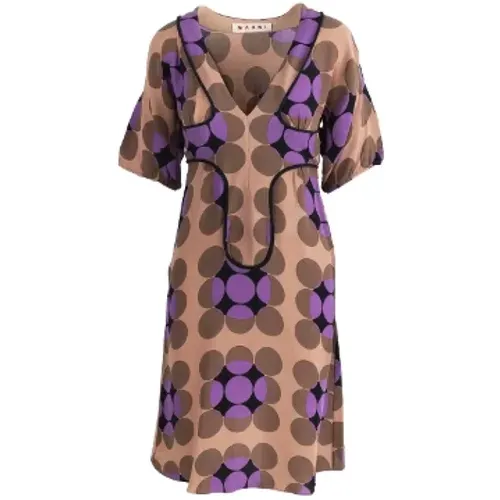 Pre-owned Silk dresses , female, Sizes: S - Marni Pre-owned - Modalova