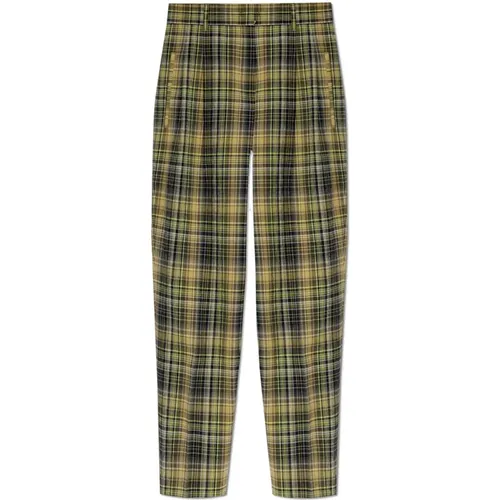 Chinos, female, , Size: S Trousers with check pattern - PS By Paul Smith - Modalova