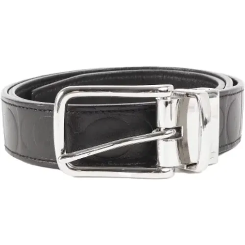 Pre-owned Belts, male, , Size: ONE SIZE Pre-owned Leather belts - Coach Pre-owned - Modalova