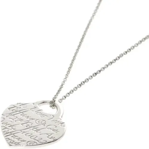 Pre-owned Jewellery, female, , Size: ONE SIZE Pre-owned Silver necklaces - Tiffany & Co. Pre-owned - Modalova