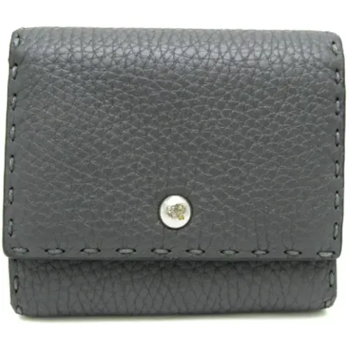 Pre-owned Wallets, female, , Size: ONE SIZE Pre-owned Leather wallets - Fendi Vintage - Modalova