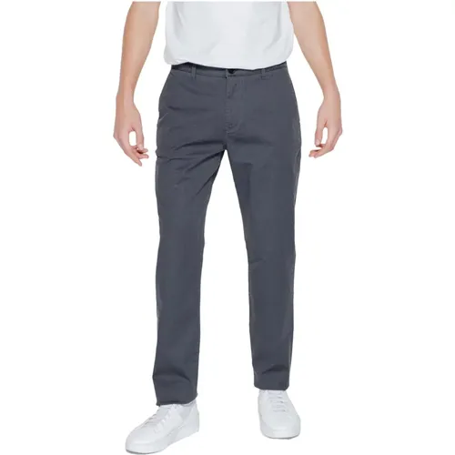 Chinos, male, , Size: W30 Men's Cotton Pants Spring/Summer Collection - Armani Exchange - Modalova